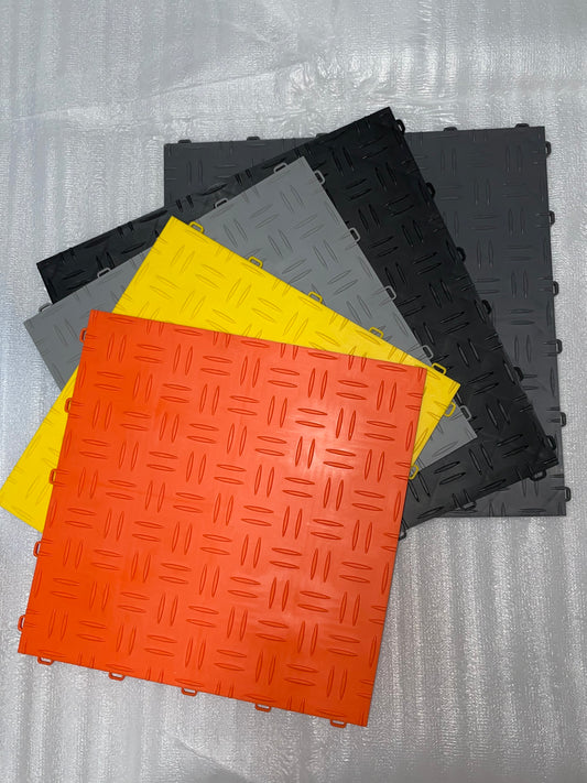 Interlocking Chequered Tile - Sample Pack