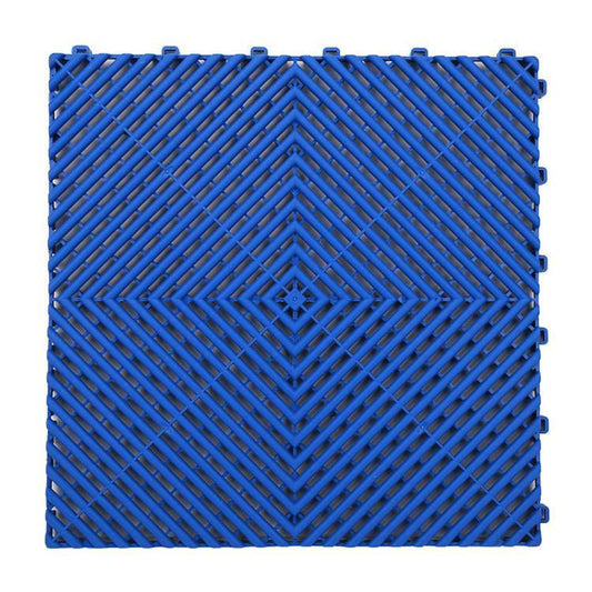 Interlocking Floor Tile 400mm x 400mm x 18mm - 30 Pack -  BLUE